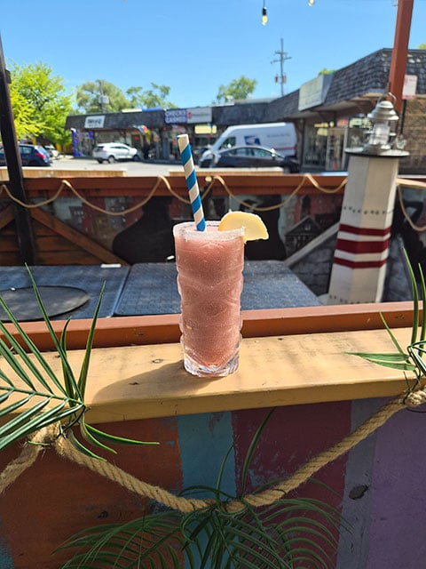 Raspberry Lime Slushie